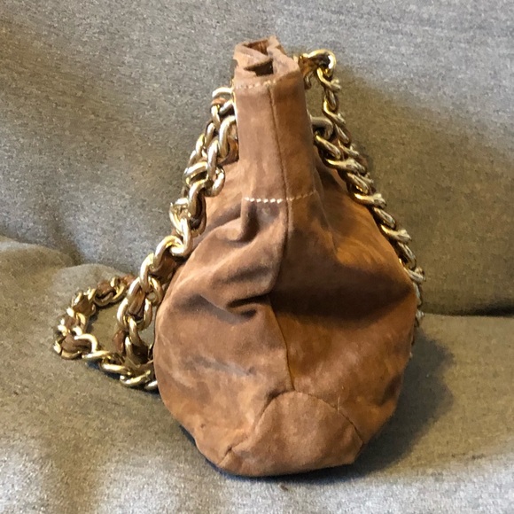 Le Château Tan Suede hobo bag - Picture 4 of 7